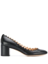 CHLOÉ LAUREN MID-HEEL PUMPS,CHC16A2307512723440