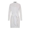 Sophie Cameron Davies White Cotton Shirt Dress In Shirt