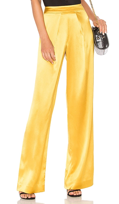 Mestiza New York Fancy Trousers In Yellow