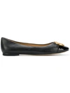 Tory Burch Chelsea Cap Toe Ballet Flat In Black