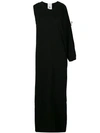 LOST & FOUND LOST & FOUND ROOMS ONE SLEEVE LONG DRESS - BLACK,W22716745R12723391