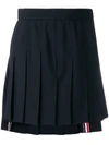 asymmetric pleated skirt