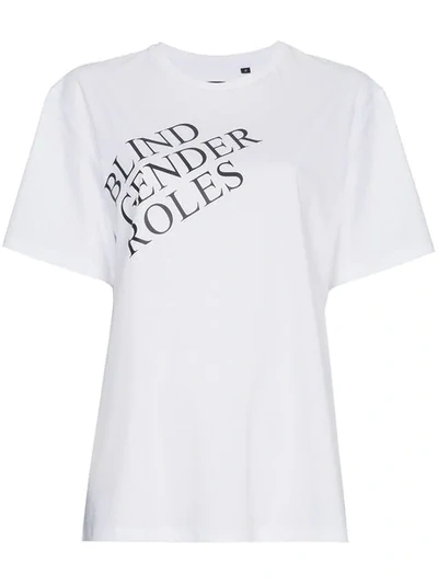 Blindness Blind Gender Roles T Shirt In White