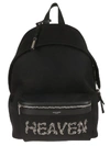 SAINT LAURENT CITY EMBROIDERED BACKPACK,10517321