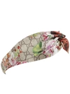 GUCCI BLOOMS PRINT SILK HEADBAND,411111 3G0406865