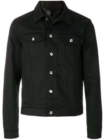 Alexander Mcqueen Long-sleeve Buttoned Jacket In Black