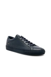 COMMON PROJECTS COMMON PROJECTS LEATHER ORIGINAL ACHILLES LOW IN BLUE