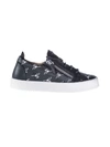 Giuseppe Zanotti Nicki Signature Sneakers In Nerobianco