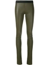 DROME FITTED LEATHER LEGGINGS,DPD1017PD07412717878