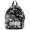GIVENCHY GIVENCHY BLACK AND WHITE HYDRANGEA PRINT BACKPACK,BK500GK06L