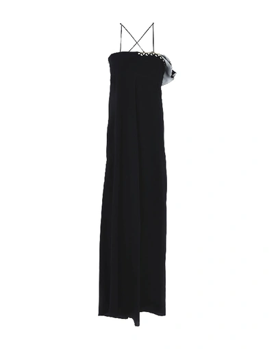 Atos Lombardini Long Dress In Black