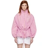 EMILIO PUCCI Pink Embroidered 'Firenze' Windbreaker Jacket,81RC01 81678