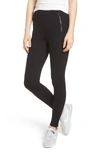 JAMES PERSE ZIP HEM SCUBA LEGGINGS,WMSJ1741