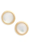 MARCO BICEGO JAIPUR SEMIPRECIOUS STONE STUD EARRINGS,OB957 MPW Y