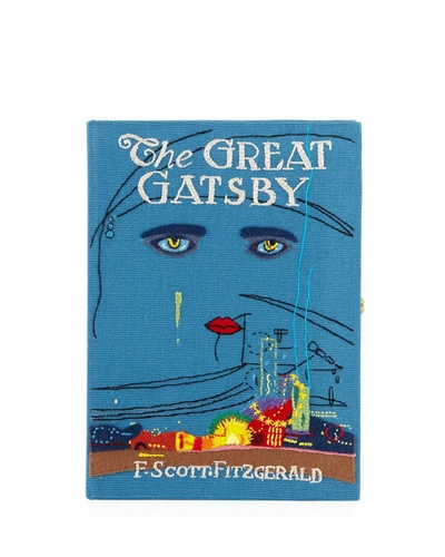 Olympia Le-tan The Great Gatsby Book Clutch Bag In Blue