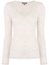 N•peal Super Fine Cashmere Sweater In Neutrals