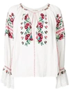 ULLA JOHNSON FLORAL EMBROIDERED BLOUSE,PS18023412711522