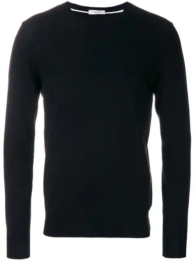 Paolo Pecora Crew Neck Sweater In Black