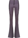 ANDREA BOGOSIAN panels flared trousers,00269412544145