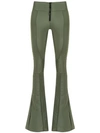 ANDREA BOGOSIAN EMBROIDERED FLARED TROUSERS,00300412544049