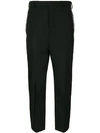 RICK OWENS RICK OWENS BAR SIDE PANEL TAPERED TROUSERS - BLACK,RP18S8309WEEM512695427