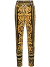 VERSACE HIGH WAIST PATTERNED SKINNY JEANS,A79699A22558512662071