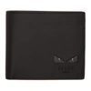 FENDI Black 'Bag Bugs' Bifold Wallet,7M0169 6OC