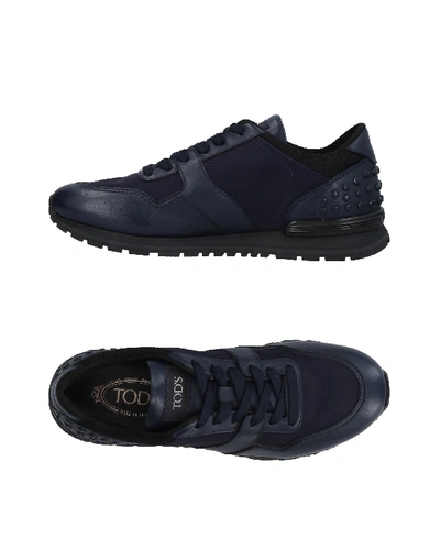 Tod's Trainers In Dark Blue