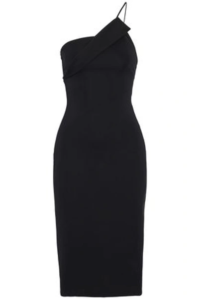 Cushnie Et Ochs Woman One-shoulder Cady Dress Black