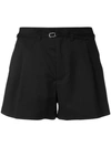 GUILD PRIME GUILD PRIME FRONT PLEAT SHORTS - BLACK,72Q205030911953425