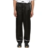 3.1 PHILLIP LIM / フィリップ リム Reversible Black PJ Trousers,F161-5540BEMM