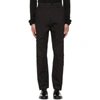 STONE ISLAND SHADOW PROJECT STONE ISLAND SHADOW PROJECT BLACK ZIPPED UP TROUSERS,681930108