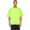 NAME Green Oversized Single Pocket T-Shirt,NMCU-18SS-018