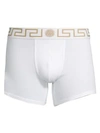 Versace Iconic 2-pack Long Trunks In White