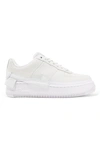 NIKE THE 1 REIMAGINED AIR FORCE 1 JESTER XX TEXTURED-LEATHER PLATFORM SNEAKERS