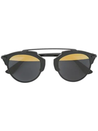 Dior So Real Split Sunglasses In Black