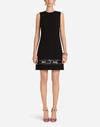 DOLCE & GABBANA WOOL DRESS EMBROIDERED WITH SEQUINS,F67F2ZFUBD2N0000