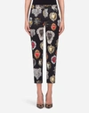 DOLCE & GABBANA PANTS IN PRINTED COTTON DRILL,FTATJTFSFGRHNM69