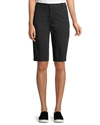 Vince Knee-length Side Pocket Chino Shorts In Black