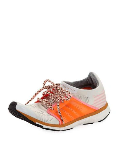 Adidas By Stella Mccartney By Stella Mccartney Adizero Adios Running Shoe In Ivory