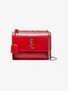 SAINT LAURENT SAINT LAURENT RED SUNSET MEDIUM LEATHER SHOULDER BAG,442906D420N12561068