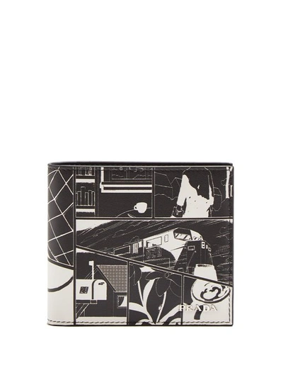 Prada comic cheap card holder
