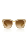 PHILIPPE CHEVALLIER MASK SQUARE FRAME SUNGLASSES,PC5009SS18