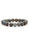 Lagos Sterling Silver Caviar Ball Beaded Labradorite Bracelet, 10mm In Labradorite
