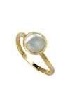 MARCO BICEGO JAIPUR MOTHER-OF-PEARL STACKABLE RING,AB471-B TPL01 Y