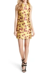 ALICE AND OLIVIA COLEY FLORAL A-LINE SHIFT DRESS,CC802Q31510