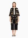 KATE SPADE EMBROIDERED CAMEL COAT,716454150719