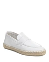 VINCE WOMEN'S DARIA LEATHER ESPADRILLE LOAFERS,F7234L2