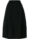 COMME DES GARÇONS COMME DES GARÇONS COMME DES GARÇONS COMME DES GARÇONS ELASTICATED WAIST SKIRT - BLACK,RAS00812733043