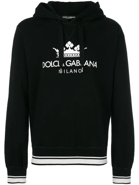 dolce and gabbana crown hoodie